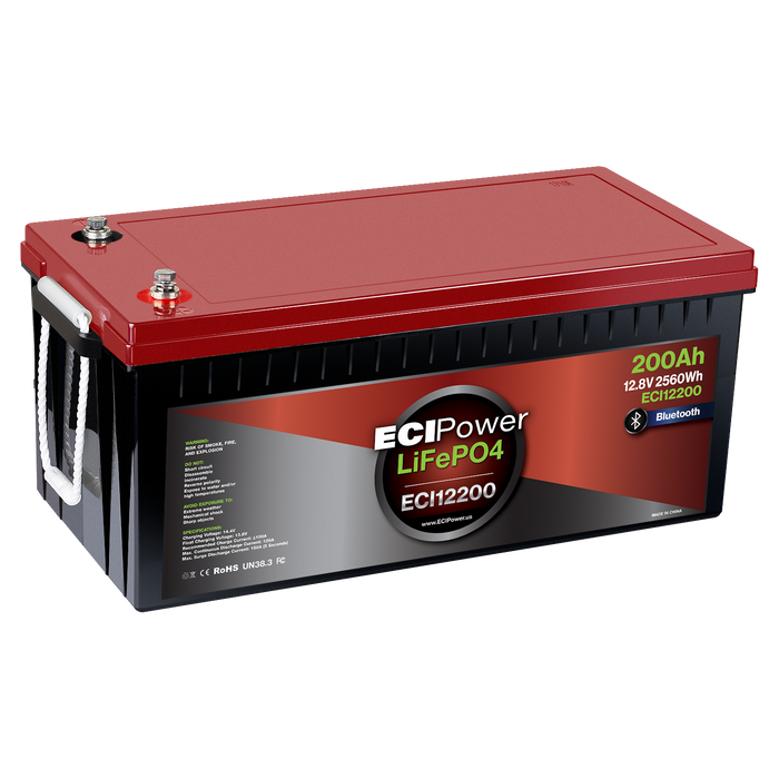 12V 200Ah - LiFePO4 Battery Bluetooth